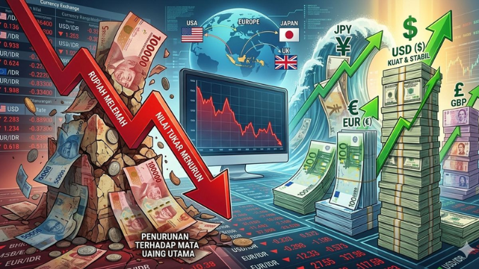 Rupiah yang melemah umumnya membuat barang impor dan bahan baku luar negeri lebih mahal dalam hitungan rupiah. 